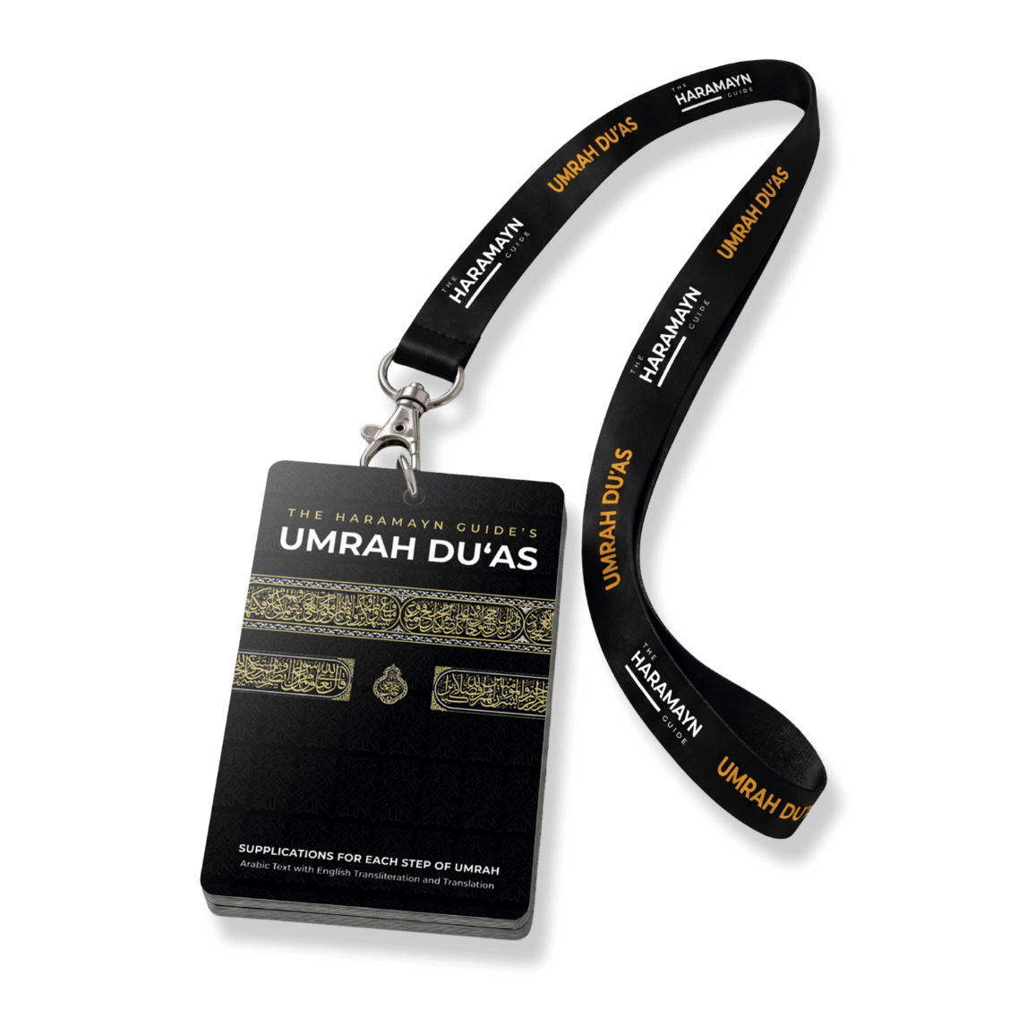 Umrah Du'a Cards Lanyard